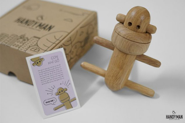 Khỉ gỗ lắp ghép - Là vật dụng trang trí nhà đẹp, là món đồ chơi thú vị