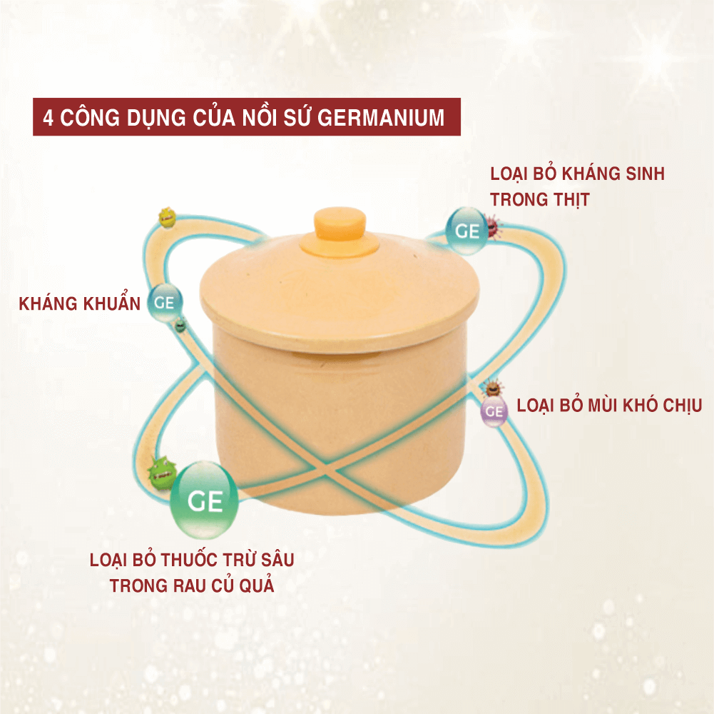 4 công dụng của nồi sứ Germanium